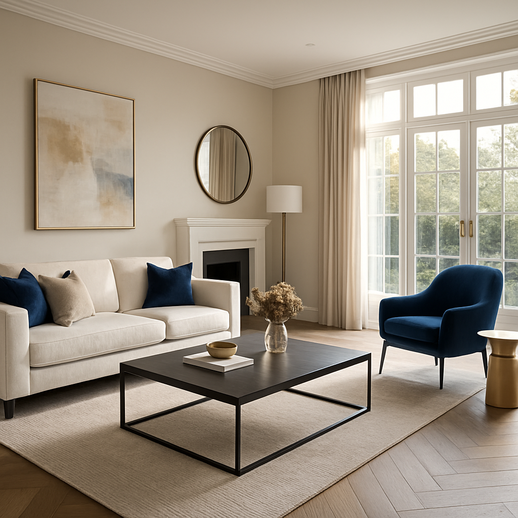 Luxury living room after a VANTERRA renovation